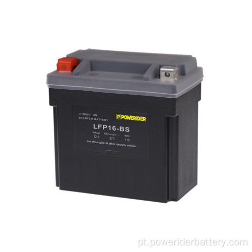 12.8V 8AH YTX16-BS íon de lítio Motocicleta Starter Battery